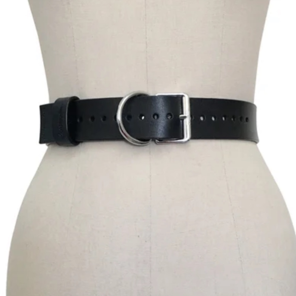 Creepyyeha Signature Belt in Black + Silver